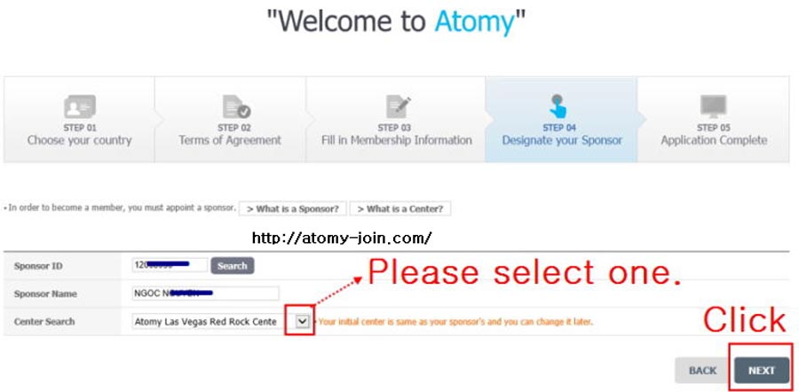 [atomy-join] us memer Registration_Step 9