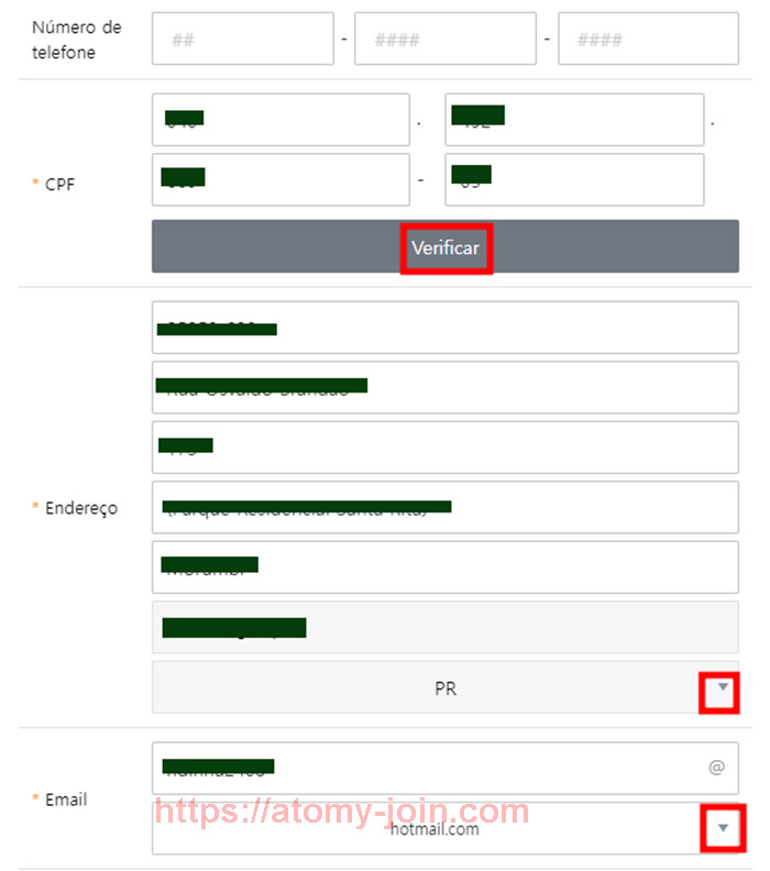 [atomy-join] Mobile - Brazil memer Registration_Step 6