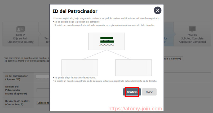 [atomy-join] Colombia Memer Registration_Step 9