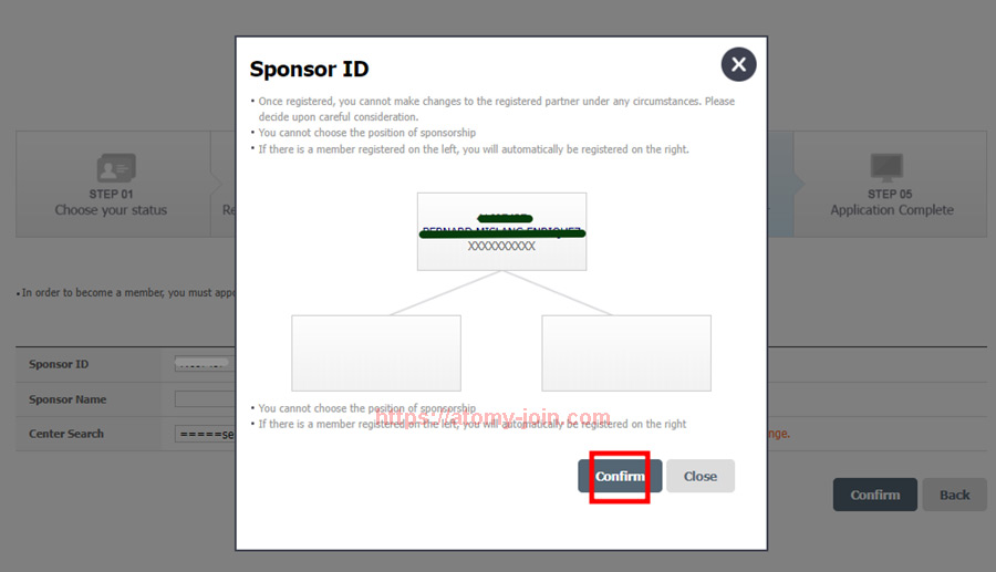 [atomy-join] philippines Memer Registration_Step 9