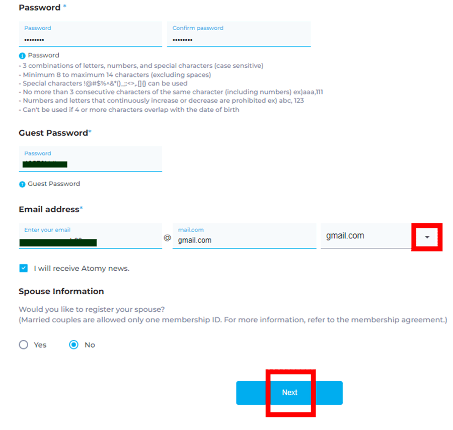 [atomy-join] open country-Memer Registration_Step 15