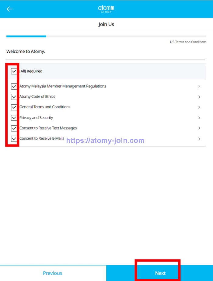 [join-atomy] Mobile - Malaysia Memer Registration_Step_4