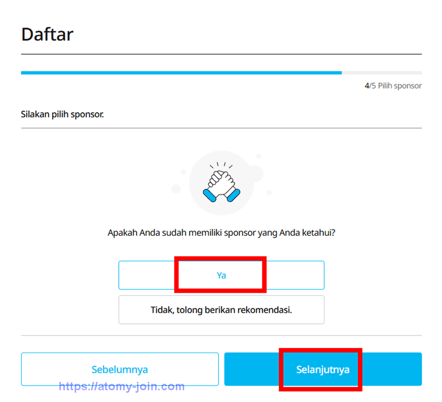 [atomy-join] Indonesia Memer Registration_Step 12