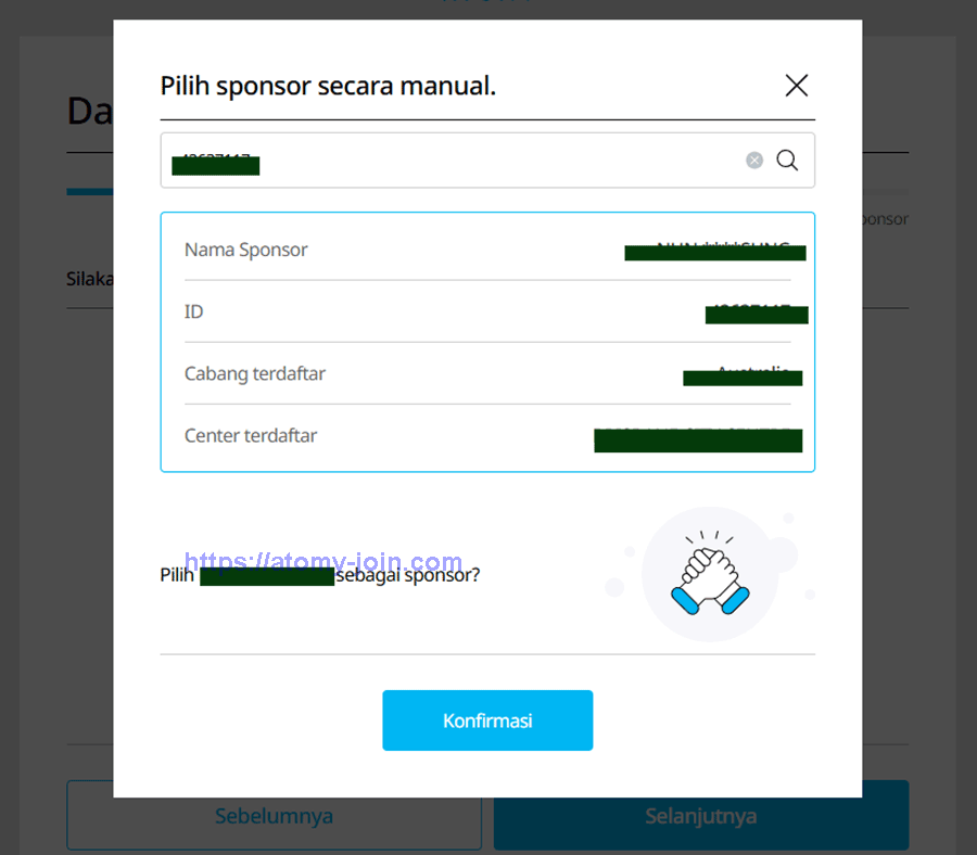 [atomy-join] Indonesia Memer Registration_Step 14