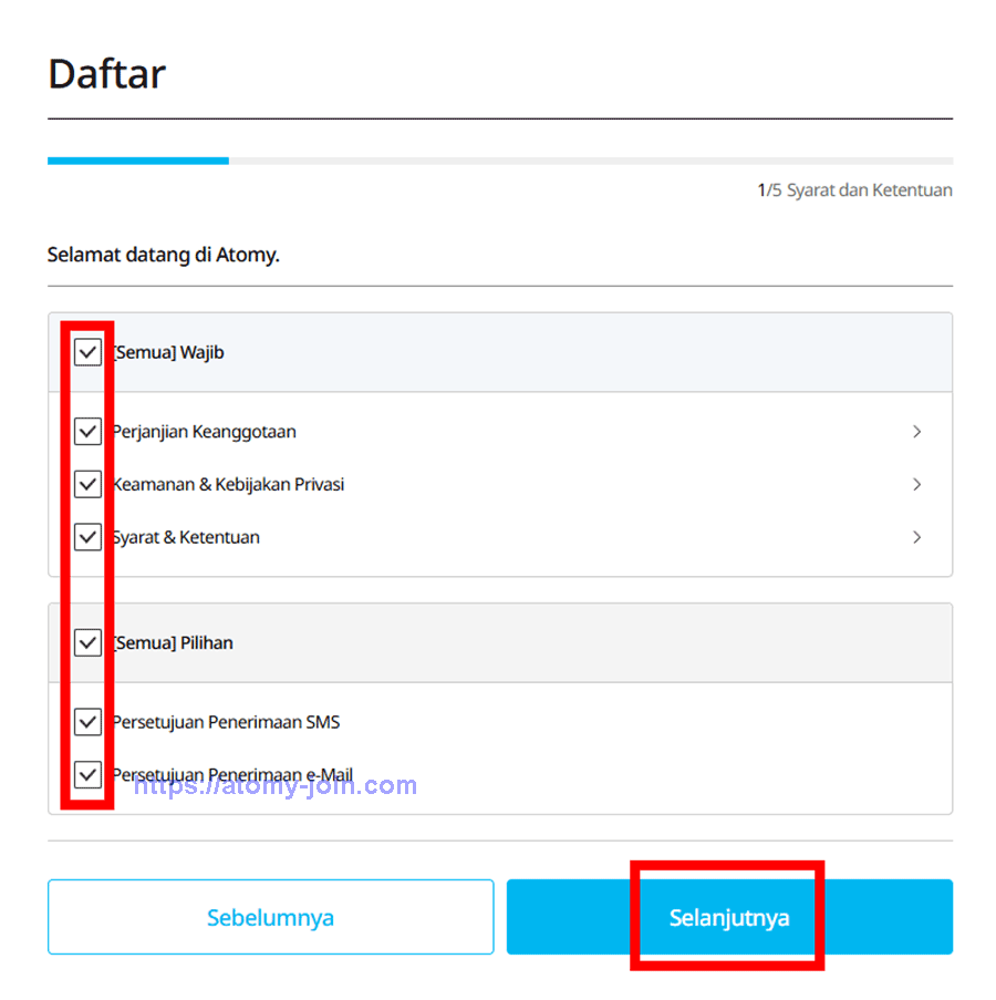 [atomy-join] Indonesia Memer Registration_Step 3