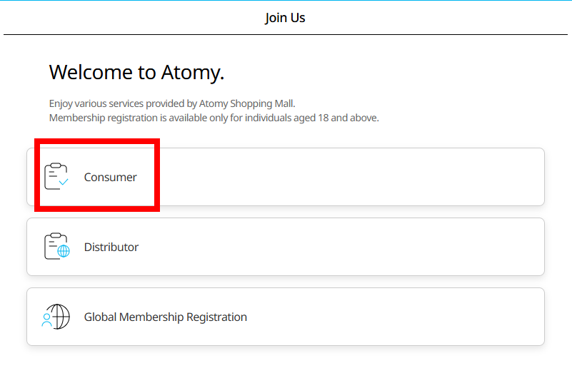 [atomy-join] Mobile - UK Memer Registration_Step 3