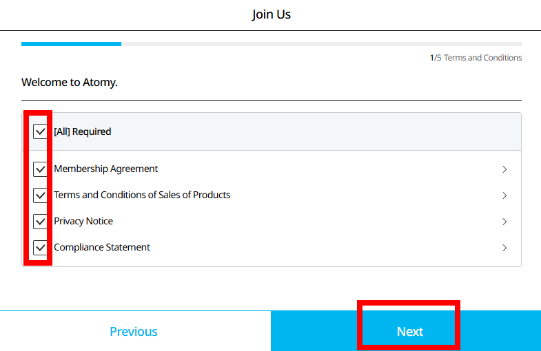[atomy-join] Mobile - UK Memer Registration_Step 4