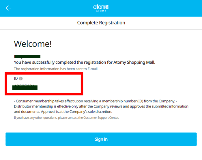 [atomy-join] UK Memer Registration_Step 12