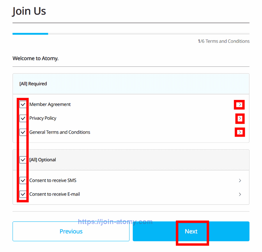 [atomy-join] Canada-Memer-Registration_Step-3